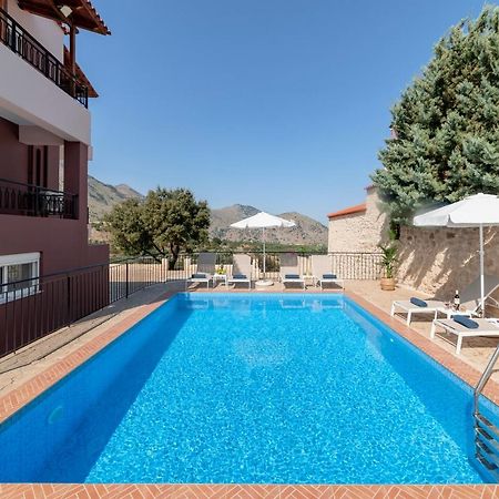 Villa Kermes Heated Pool Kournas Екстер'єр фото