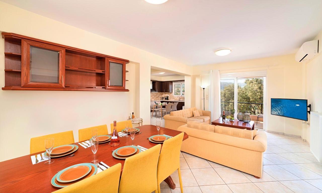 Villa Kermes Heated Pool Kournas Екстер'єр фото