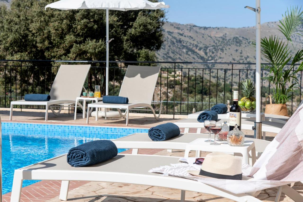 Villa Kermes Heated Pool Kournas Екстер'єр фото