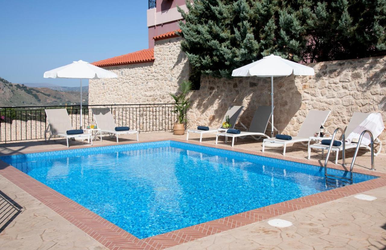 Villa Kermes Heated Pool Kournas Екстер'єр фото