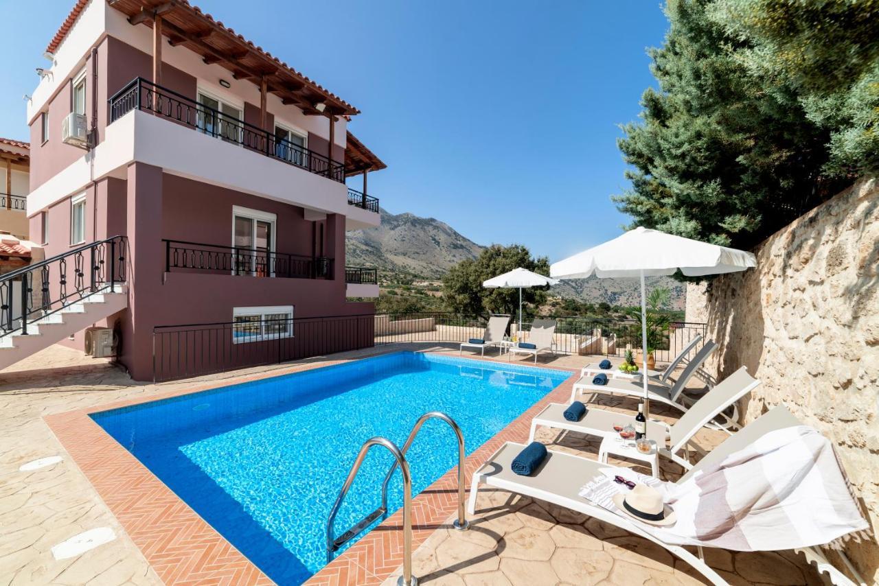 Villa Kermes Heated Pool Kournas Екстер'єр фото
